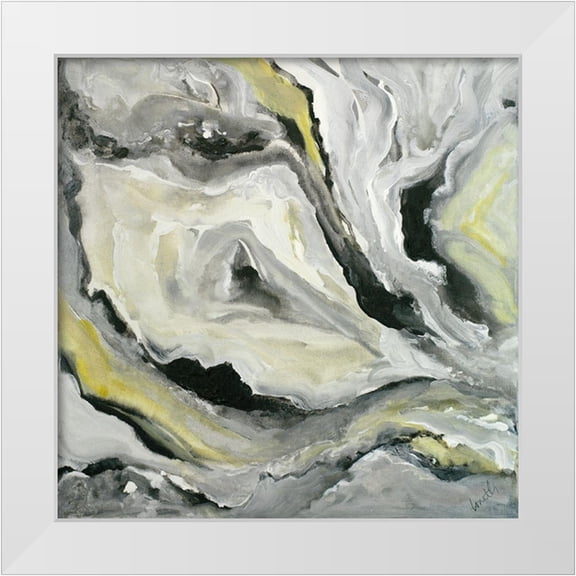 Loreth, Lanie 12x12 White Modern Wood Framed Museum Art Print Titled - Crystal Perception