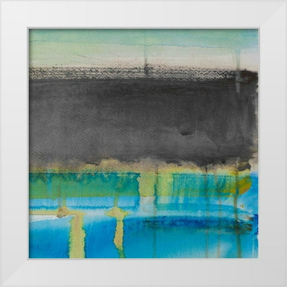 Loreth, Lanie 12x12 White Modern Wood Framed Museum Art Print Titled - Fahai Gray II