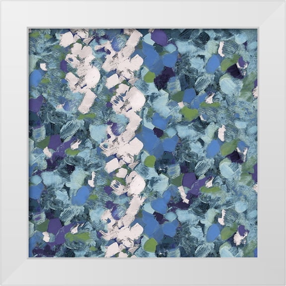 Loreth, Lanie 12x12 White Modern Wood Framed Museum Art Print Titled - Square Of Life