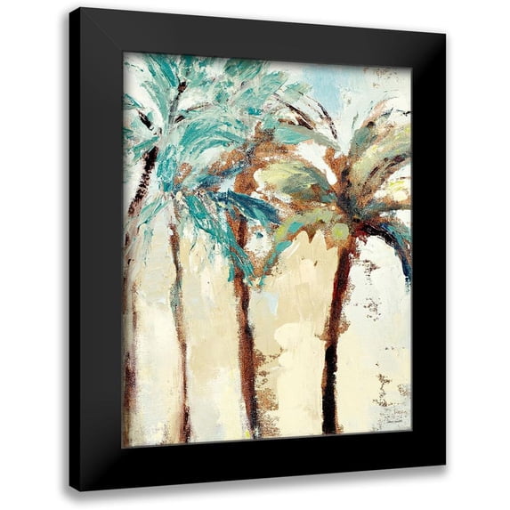 Loreth, Lanie 12x14 Black Modern Framed Museum Art Print Titled - Bright Island Morning II