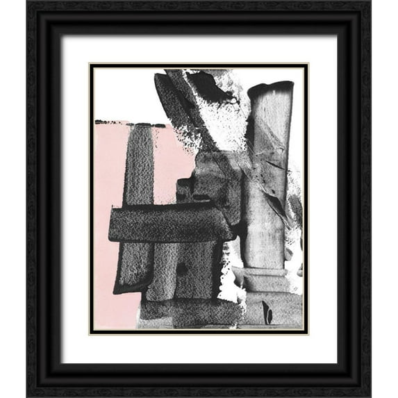 Loreth, Lanie 12x14 Black Ornate Wood Framed with Double Matting Museum Art Print Titled - Urban View I