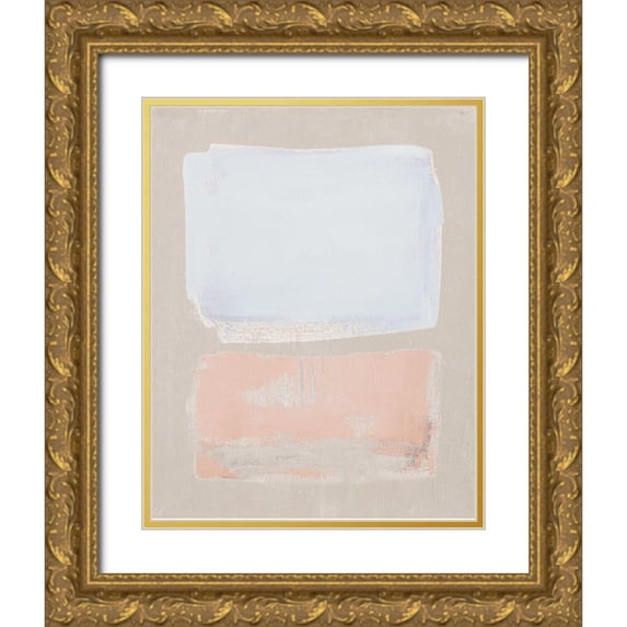 Loreth, Lanie 12x14 Gold Ornate Wood Framed with Double Matting Museum Art Print Titled - Blush As Big As Life I