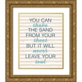 thumbnail image 1 of Loreth, Lanie 12x14 Gold Ornate Wood Framed with Double Matting Museum Art Print Titled - You Can Shake The Sand, 1 of 4