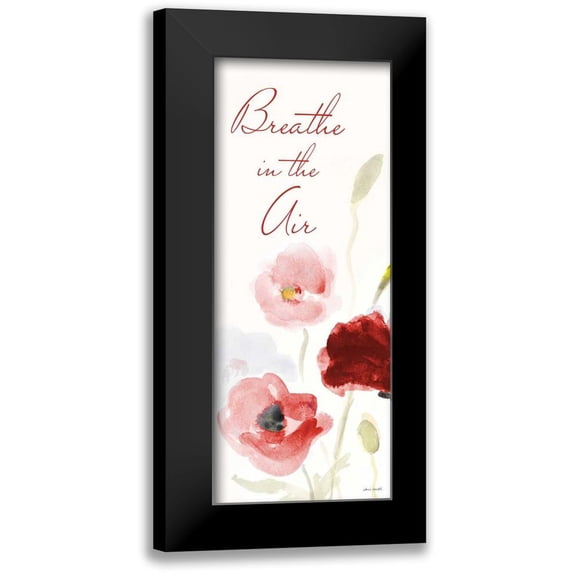 Loreth, Lanie 12x24 Black Modern Framed Museum Art Print Titled - Breathe in the Air