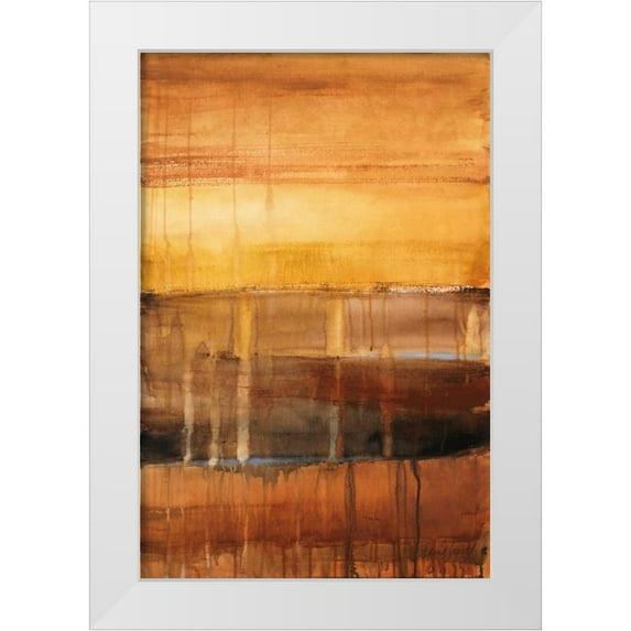 Loreth, Lanie 13x18 White Modern Wood Framed Museum Art Print Titled - Autumn Glows I