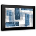 thumbnail image 1 of Loreth, Lanie 14x11 Black Modern Framed Museum Art Print Titled - Navy Blue And Gray, 1 of 5