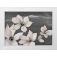 thumbnail image 1 of Loreth, Lanie 14x11 White Modern Wood Framed Museum Art Print Titled - Blooming Whispers on Chalkboard II, 1 of 4