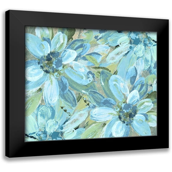 Loreth, Lanie 14x12 Black Modern Framed Museum Art Print Titled - Celestial Blooms