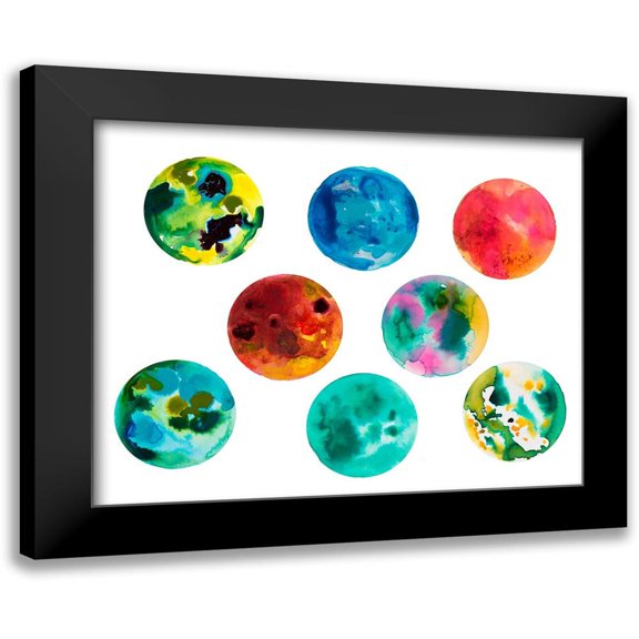 Loreth, Lanie 14x12 Black Modern Framed Museum Art Print Titled - Stunning Universe I