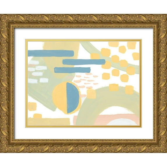 Loreth, Lanie 14x12 Gold Ornate Wood Framed with Double Matting Museum Art Print Titled - To The Tune