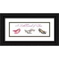 thumbnail image 1 of Loreth, Lanie 14x7 Black Ornate Wood Framed with Double Matting Museum Art Print Titled - Class and Beauty I, 1 of 4