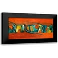 thumbnail image 1 of Loreth, Lanie 14x9 Black Modern Framed Museum Art Print Titled - Orange Rhythm, 1 of 5