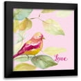 thumbnail image 1 of Loreth, Lanie 15x15 Black Modern Framed Museum Art Print Titled - Bird Of Love, 1 of 5