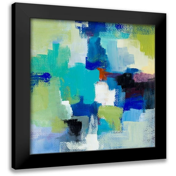 Loreth, Lanie 15x15 Black Modern Framed Museum Art Print Titled - Down By The Bay II