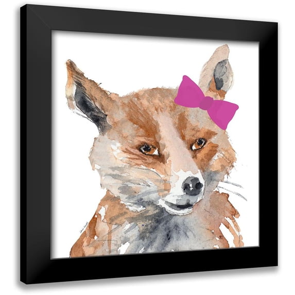 Loreth, Lanie 15x15 Black Modern Framed Museum Art Print Titled - Foxy Lady Square