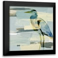 thumbnail image 1 of Loreth, Lanie 15x15 Black Modern Framed Museum Art Print Titled - Great Blue Heron, 1 of 5