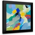 thumbnail image 1 of Loreth, Lanie 15x15 Black Modern Framed Museum Art Print Titled - Lets Mingle a Little I, 1 of 5