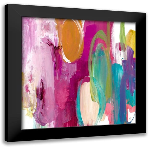 Loreth, Lanie 15x15 Black Modern Framed Museum Art Print Titled - Melody I