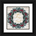 thumbnail image 1 of Loreth, Lanie 15x15 Black Ornate Wood Framed with Double Matting Museum Art Print Titled - All Is Merry and Bright, 1 of 4