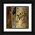 thumbnail image 1 of Loreth, Lanie 15x15 Black Ornate Wood Framed with Double Matting Museum Art Print Titled - Reflections of Time I, 1 of 4