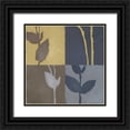 thumbnail image 1 of Loreth, Lanie 15x15 Black Ornate Wood Framed with Double Matting Museum Art Print Titled - Serene Expression I, 1 of 4