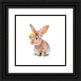 thumbnail image 1 of Loreth, Lanie 15x15 Black Ornate Wood Framed with Double Matting Museum Art Print Titled - Trendy Meadow Buddy II (Pearls), 1 of 4