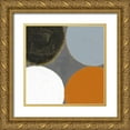 thumbnail image 1 of Loreth, Lanie 15x15 Gold Ornate Wood Framed with Double Matting Museum Art Print Titled - Colorful Cirque II, 1 of 4