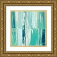 thumbnail image 1 of Loreth, Lanie 15x15 Gold Ornate Wood Framed with Double Matting Museum Art Print Titled - Deepest Blue Strengths, 1 of 4