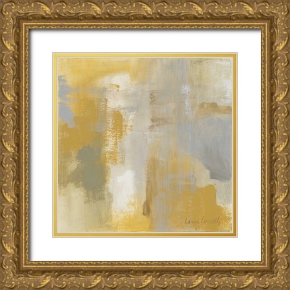 Loreth, Lanie 15x15 Gold Ornate Wood Framed with Double Matting Museum Art Print Titled - Oasis I