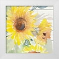 thumbnail image 1 of Loreth, Lanie 15x15 White Modern Wood Framed Museum Art Print Titled - Blooming Sunflower Square V, 1 of 4