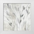 thumbnail image 1 of Loreth, Lanie 15x15 White Modern Wood Framed Museum Art Print Titled - Gray Misty Leaves Square I, 1 of 4