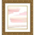 thumbnail image 1 of Loreth, Lanie 15x17 Gold Ornate Wood Framed with Double Matting Museum Art Print Titled - Blush Pasture Abstract, 1 of 4