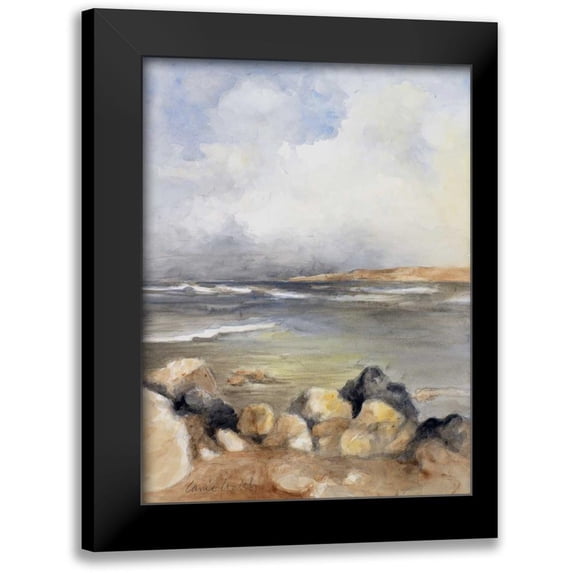 Loreth, Lanie 15x18 Black Modern Framed Museum Art Print Titled - Along the Coast of Sardinia I
