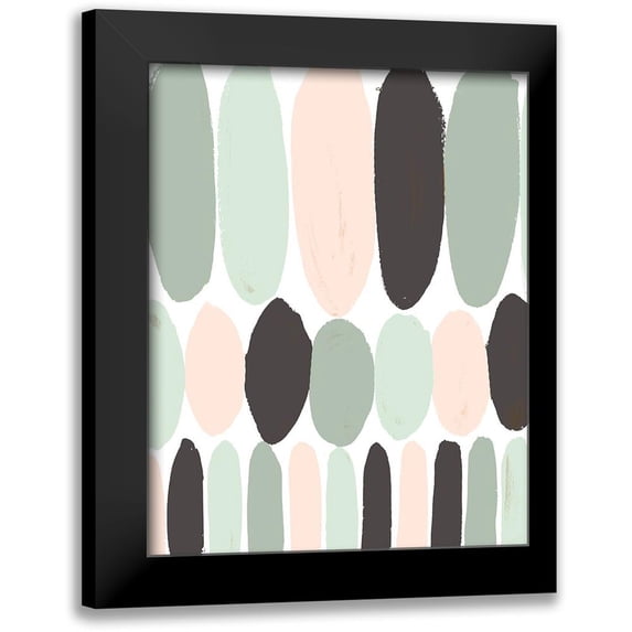 Loreth, Lanie 15x18 Black Modern Framed Museum Art Print Titled - Pastel Pattern