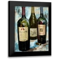thumbnail image 1 of Loreth, Lanie 15x18 Black Modern Framed Museum Art Print Titled - Time for Wine on Blue II, 1 of 5