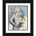 thumbnail image 1 of Loreth, Lanie 15x18 Black Ornate Wood Framed with Double Matting Museum Art Print Titled - Girl with Flowers, 1 of 4