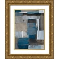 thumbnail image 1 of Loreth, Lanie 15x18 Gold Ornate Wood Framed with Double Matting Museum Art Print Titled - Blue Taupe Light II, 1 of 4