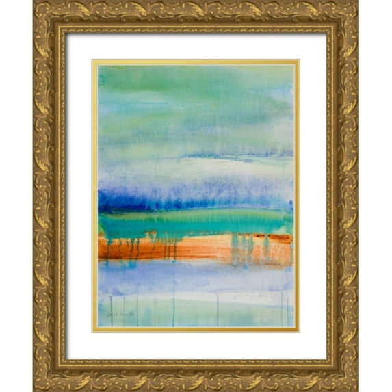 Loreth, Lanie 15x18 Gold Ornate Wood Framed with Double Matting Museum Art Print Titled - Fahai I