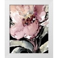 thumbnail image 1 of Loreth, Lanie 15x18 White Modern Wood Framed Museum Art Print Titled - Happy Bloom on Black II, 1 of 4