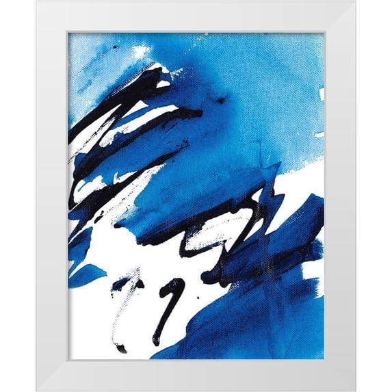 Loreth, Lanie 15x18 White Modern Wood Framed Museum Art Print Titled - No Time Like the Present I
