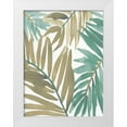 thumbnail image 1 of Loreth, Lanie 15x18 White Modern Wood Framed Museum Art Print Titled - Teal Palm Design I, 1 of 4