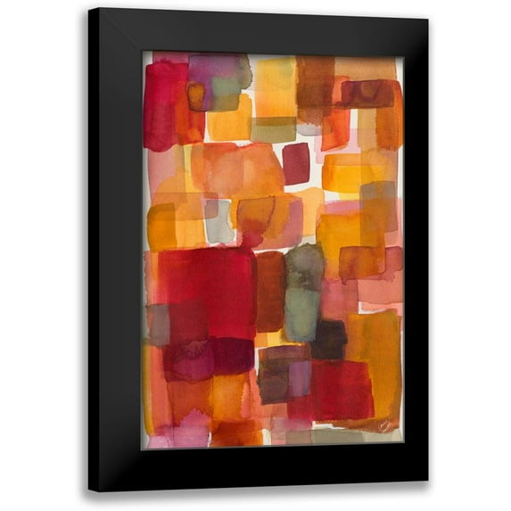 Loreth, Lanie 17x24 Black Modern Framed Museum Art Print Titled - Mondays Melody I
