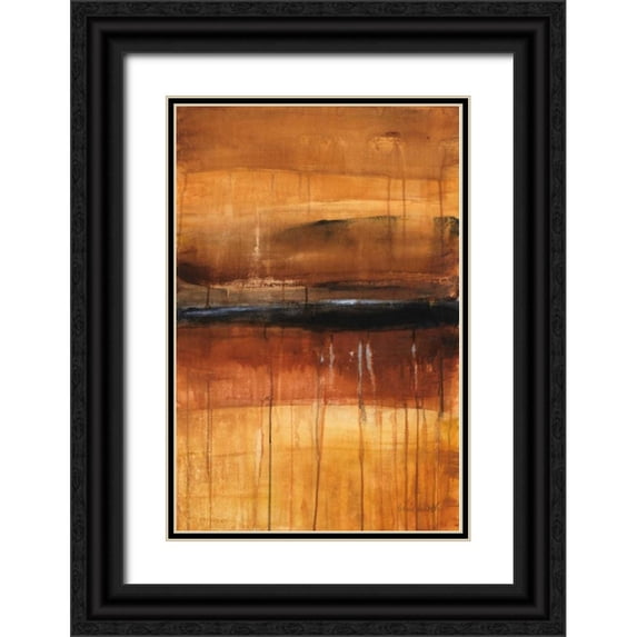 Loreth, Lanie 17x24 Black Ornate Wood Framed with Double Matting Museum Art Print Titled - Autumn Glows II