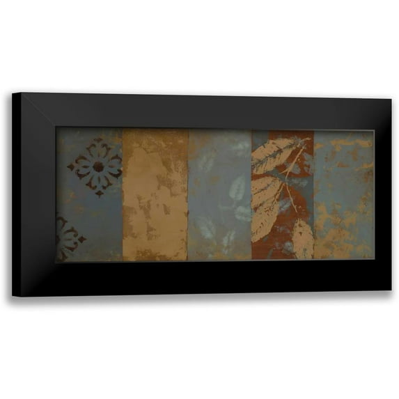 Loreth, Lanie 18x10 Black Modern Framed Museum Art Print Titled - Revel in the Seasons IV