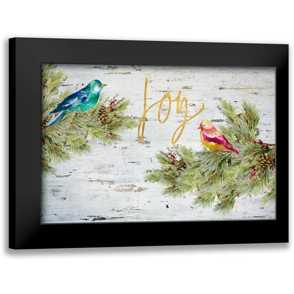 Loreth, Lanie 18x13 Black Modern Framed Museum Art Print Titled - Holiday Joy