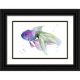 thumbnail image 1 of Loreth, Lanie 18x13 Black Ornate Wood Framed with Double Matting Museum Art Print Titled - Aquarium Life III, 1 of 4