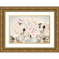 thumbnail image 1 of Loreth, Lanie 18x13 Gold Ornate Wood Framed with Double Matting Museum Art Print Titled - Spring Floral, 1 of 4