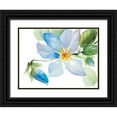 thumbnail image 1 of Loreth, Lanie 18x15 Black Ornate Wood Framed with Double Matting Museum Art Print Titled - Single Clematis with Buds, 1 of 4