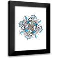 thumbnail image 1 of Loreth, Lanie 19x24 Black Modern Framed Museum Art Print Titled - Aqua Mandala, 1 of 5
