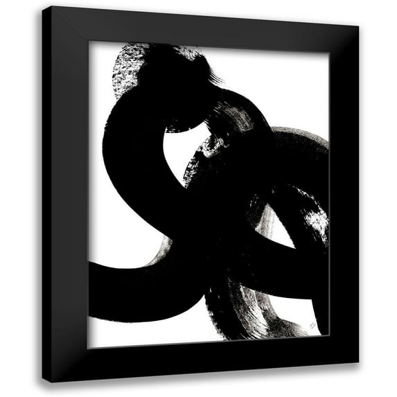 Loreth, Lanie 19x24 Black Modern Framed Museum Art Print Titled - Black and White Vision to Reality II